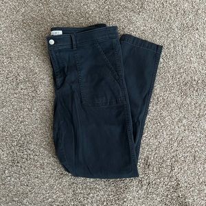 LOFT CARGO PANTS, DARK BLUE, SKINNY